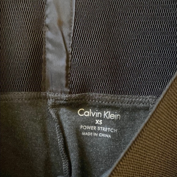 CALVIN KLEIN POWER STRETCH CHARCOAL GREY LEGGINGS - Picture 5 of 9